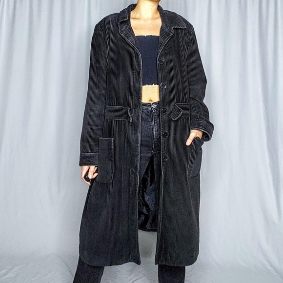 Vintage Jackets & Blazers - 🛑 SOLD 🛑 Wide wale corduroy long vintage jacket